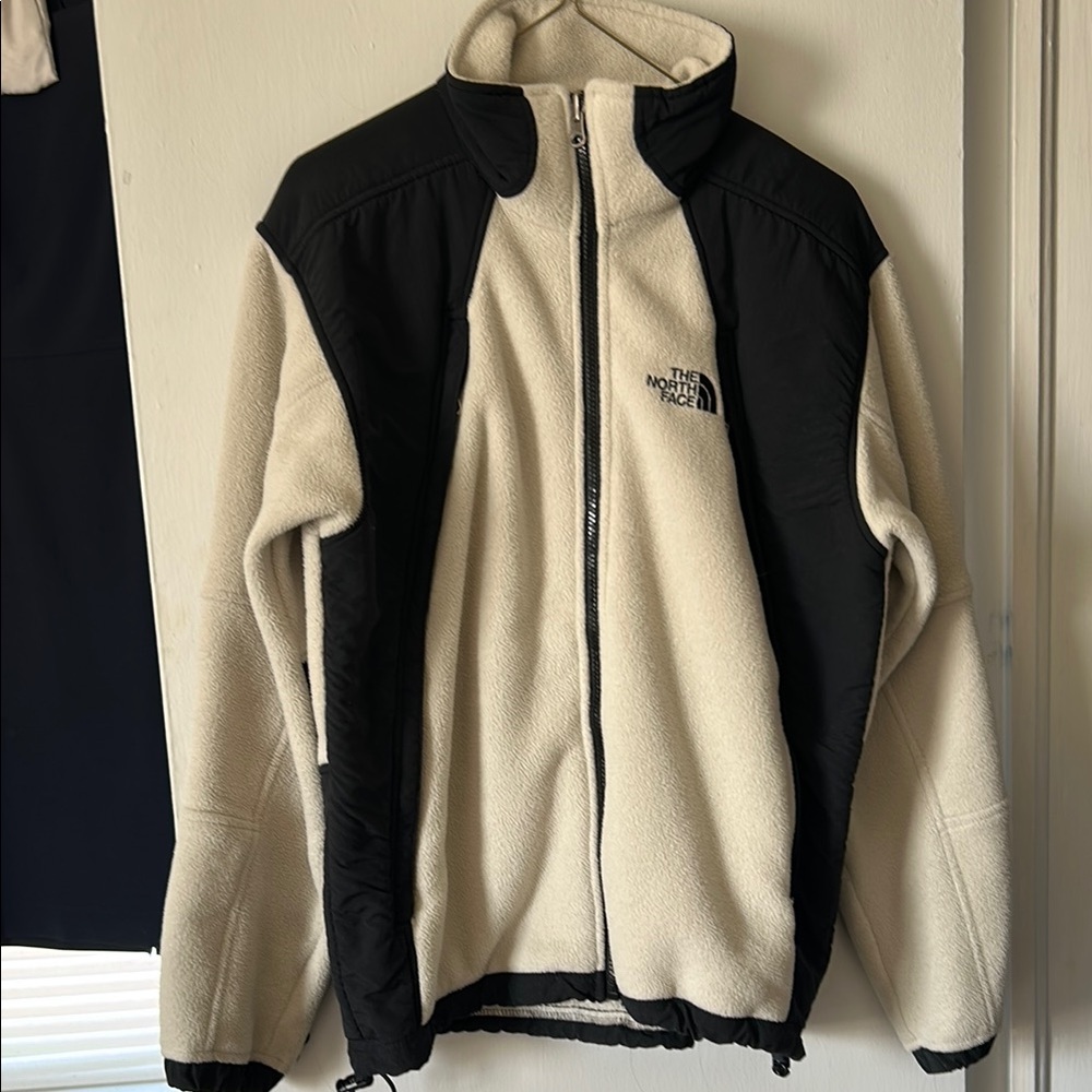 North Face Mocha Brown Teddy Bear Fleece Zip Up Jacket (L)